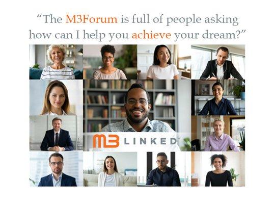 Are you ready to accelerate your business growth? M3Linked™ Communities connect & grow relationships with new and valuable business contact!