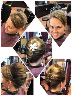 Party updo done by Liudy Yan