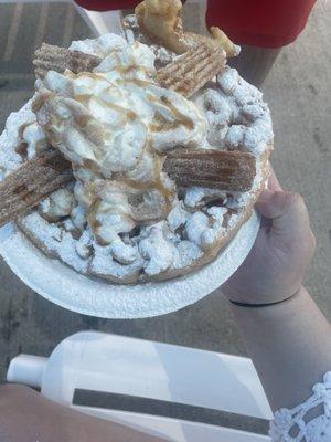 Churro funnel cake $4.99