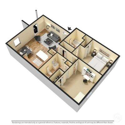 Two Bedroom - Two Bath