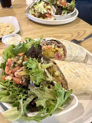 Gyro Wrap & side salad