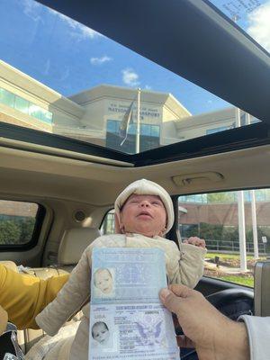 My little baby get his passport within 4 hours only. 
 Thanks for that staff.