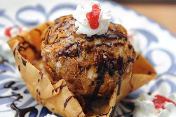 Fried ice Cream