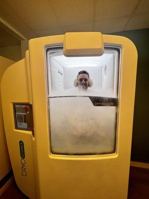 Arctic CryoSauna with breathable air