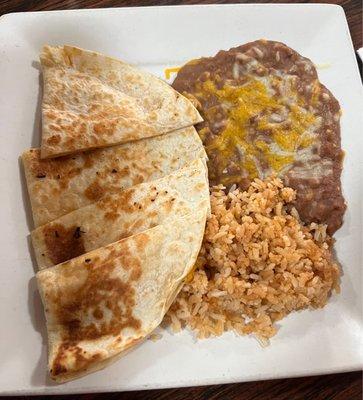 Kids Meal Cheese Quesadilla