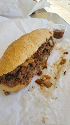 Pepper cheesesteak