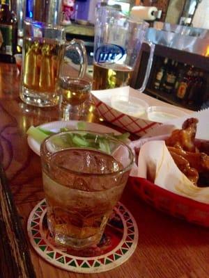 Piehole Whiskey :P ...wings and beer