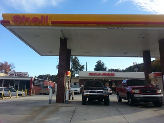 Locate in Shell gas station at Corner of E. Cleveland Ave and Sylvan Rd