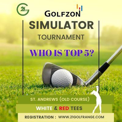 NJ/NY LOCAL GOLF SIMULATOR TOURNAMENT WITH INCREDIBLE PRIZES!