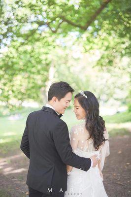 Wedding photoshoot at Central Park