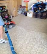 We use a machine that we have re-designed, which actually steam cleans your carpet from three to five hundred times on average!!