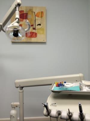 Treatment room while I am waiting for my Hygienist...