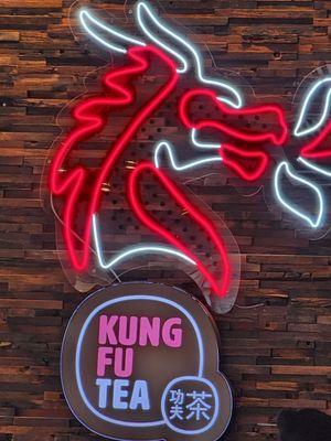 Kung Fu Tea neon logo