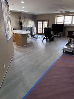 Flooring job