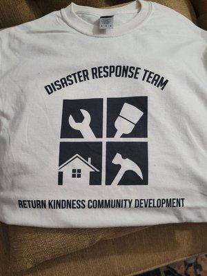 Hurricane Ida Disaster Response Team Shirts