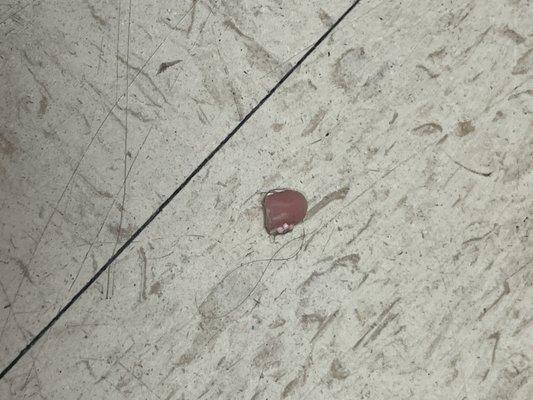 A couple nails on the floor