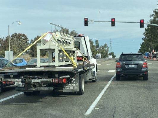 Driving to our new location in Carlsbad