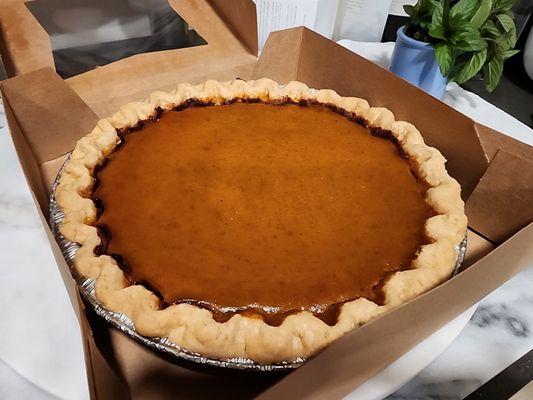 Black Bottom Pumpkin Pie