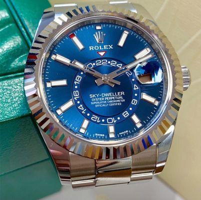 Rolex 2019 Sky Dweller Blue Box And Papers for sale $24,500