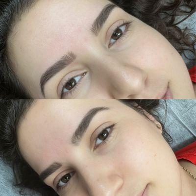 Brow sculpting & Tinting