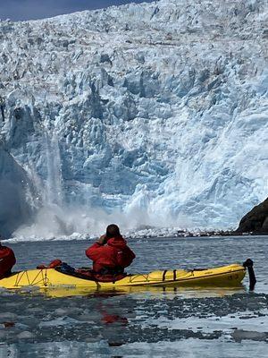 Glacier calving