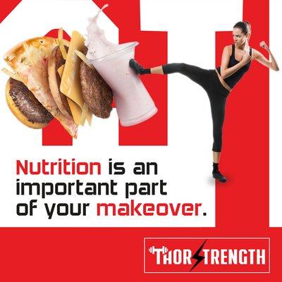 Nutrition at Thor Strength Fitness - Kennesaw GA. Personal Trainer.