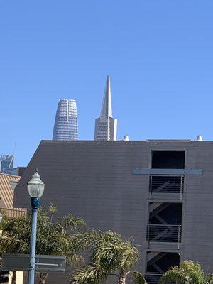 Top of the Icon Transamerica Tower from our balcony!