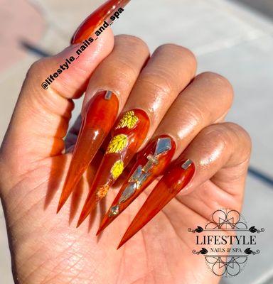 Autumn Nails by Phi