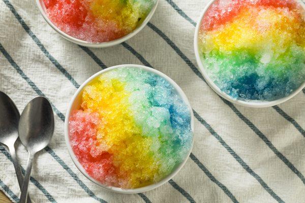 Raspas... Shaved Ice with many Flavors.