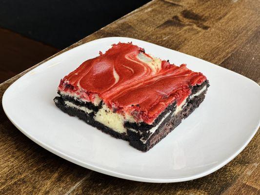 Red Velvet Cheesecake Brownies