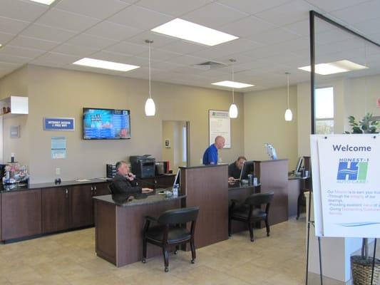 Our check in counter.   
     We repair transmissions Ormond Beach, FL