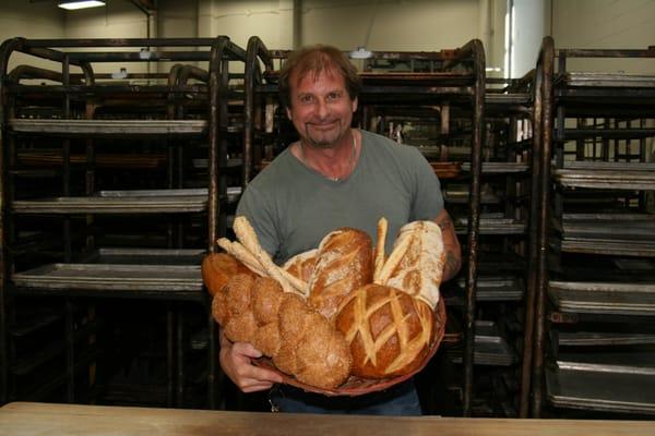 Mike Sciambra in the Napa Bakery