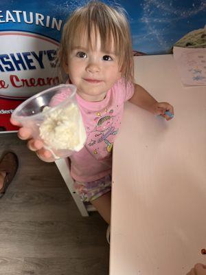 Ice cream with the grandkids at Riley's delights