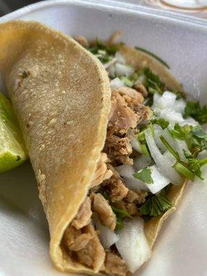 Pork taco