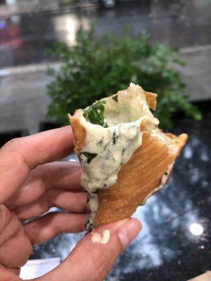 Spinach and cheese