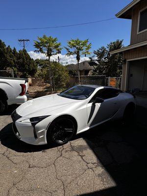 Ceramic coating by Trevor and window tinting by Darren.  Awesome job!!!  Once again.