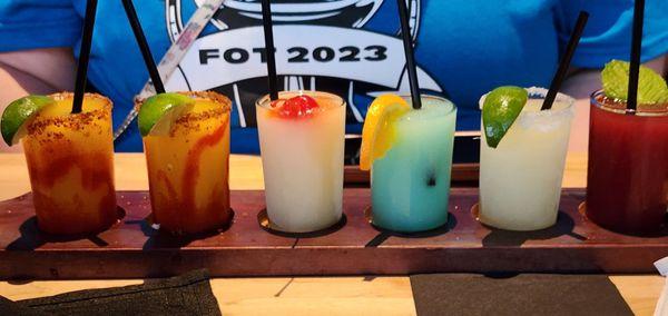 Margarita sampler!