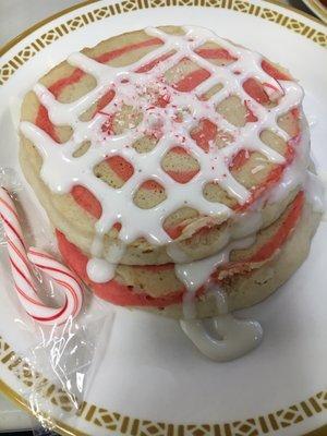 This month's special: peppermint pancakes!