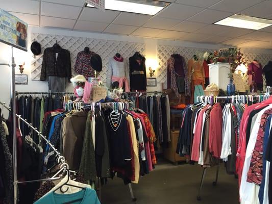 Clothes in the front area