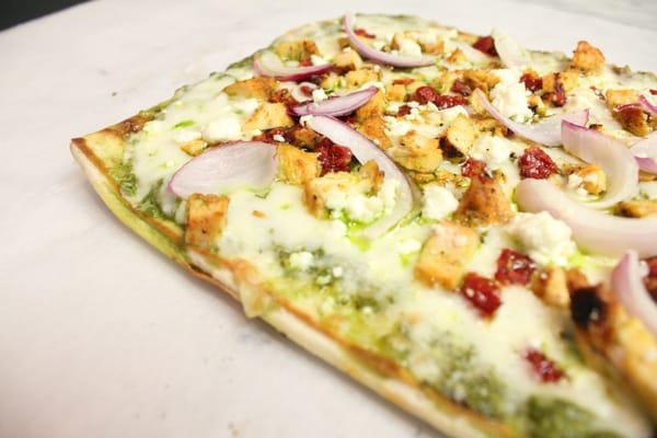 Chicken Pesto Pizza!