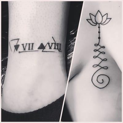 Both tattoos by Art