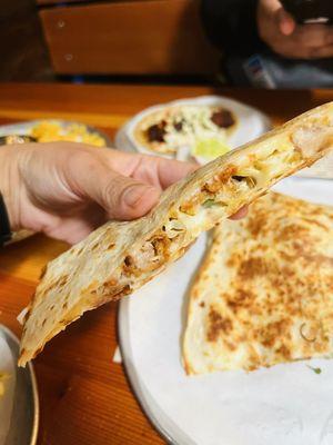 Pollo Frito Quesadilla