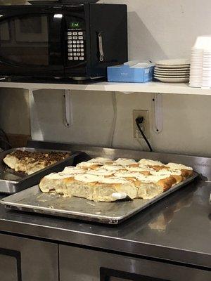 Cinnamon rolls the size of your head!