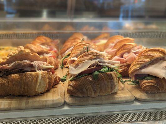 Croissant sandwiches