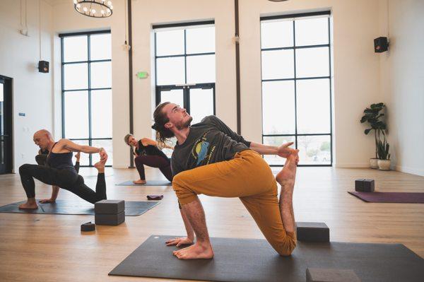 Yoga Via Studio inside Contact Climbing Gym