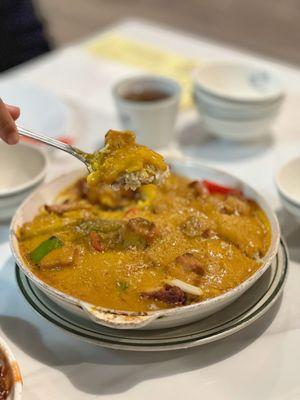 Portuguese Style Baked Beef with rice