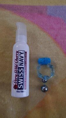 Un lubricante y un anillo vivrador