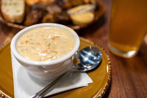 Seafood chowder ($4/cup)