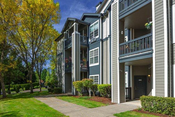 Featuring spacious townhomes and apartment flats in upscale West Linn community