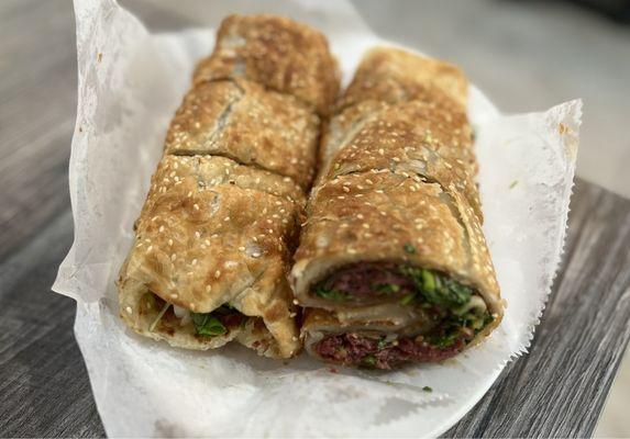 Beef wrap